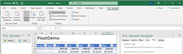 SQL Spreads 5.0