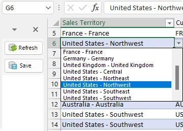 Lookup key values in Excel from SQL Server