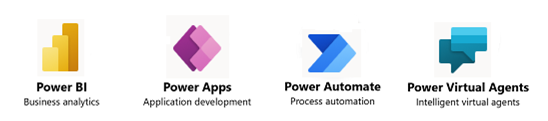 Microsoft Power Platform app logos