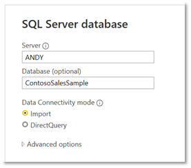 SQL Server Power BI Connection