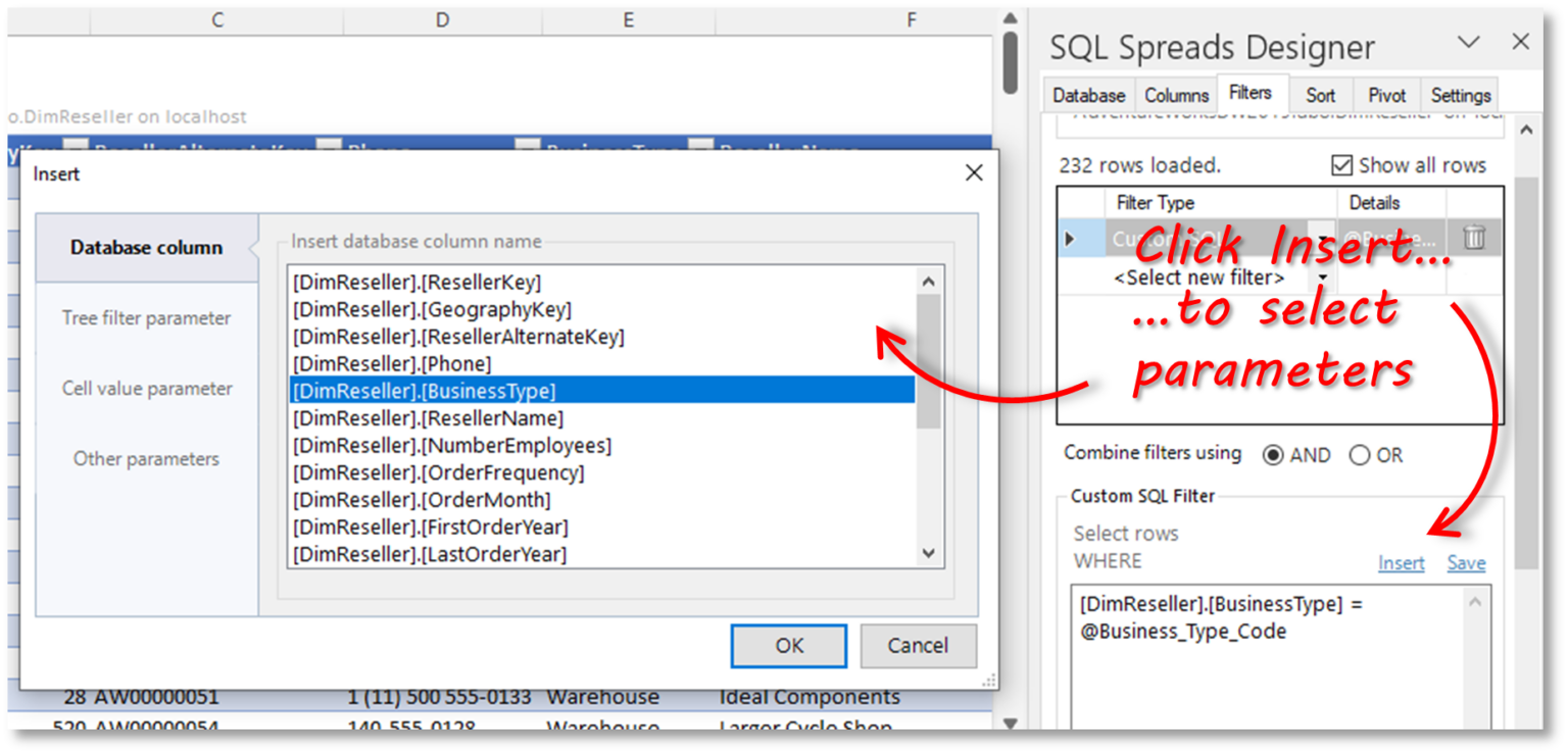 Tree Filters in Excel: an easy way to view and filter SQL data | SQL ...