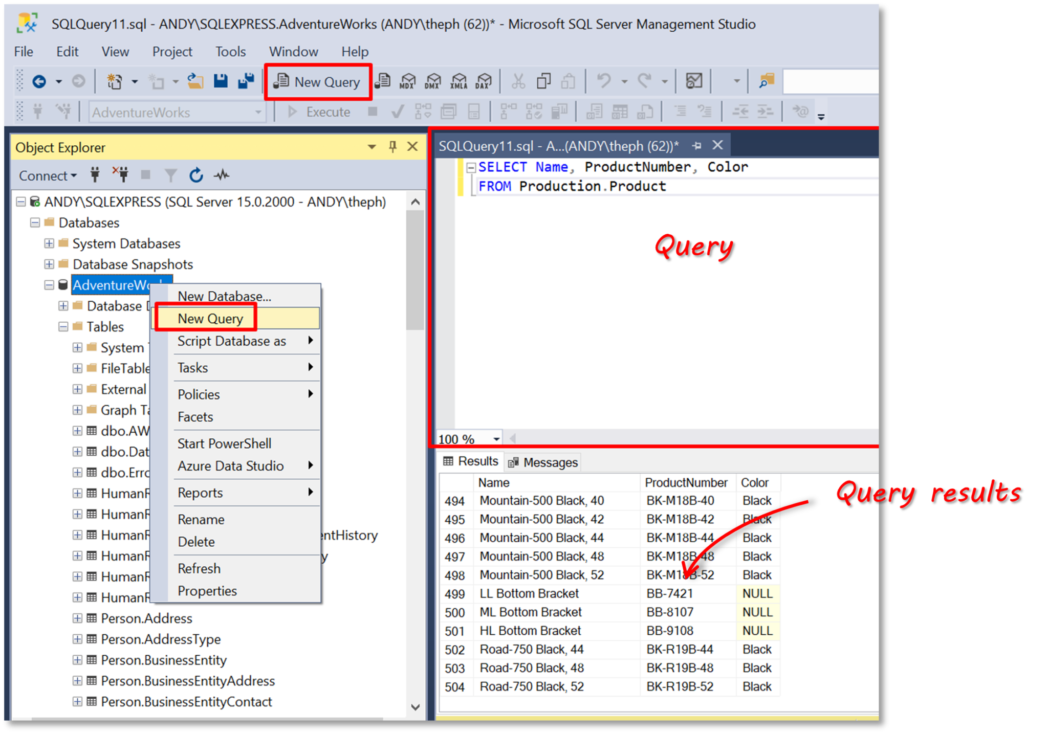 Insert Sql Query In Excel Formula