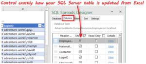 How to Update a SQL Table from Excel | SQL Spreads