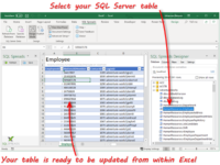 How to Update a SQL Table from Excel | SQL Spreads