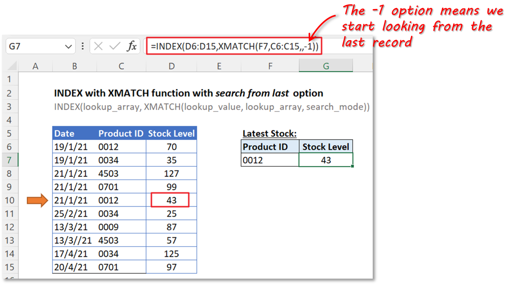 How to Use XMATCH Guide and Examples SQL Spreads